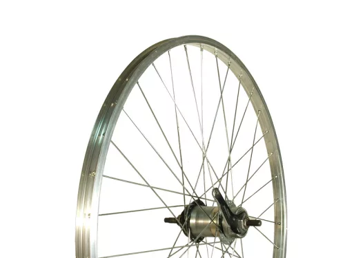 Kerék 26-os hátsó szimplafalú | Remerx ezüst felni menetes Shimano | nexus3 kontrás agy