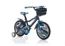   Corelli Raptor 16" fiú gyerek alumínium kerékpár - Fekete-Kék