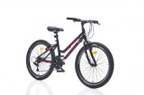   Corelli Banner 24 MTB gyerek könnyűvázas kerékpár Fekete-Pink