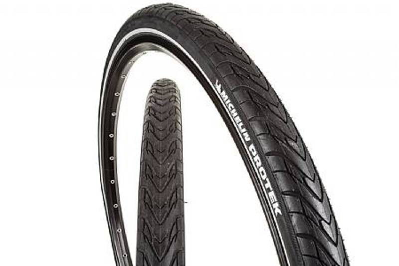 Pneu Vélo 37-622 (700x35c) Protek Noir - Michelin (neuf)