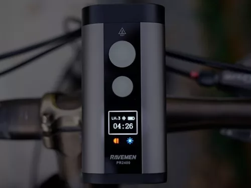 Ravemen pr2400 akkumulátoros első lámpa