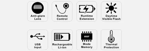 Ravemen cr600 akkumulátoros első lámpa