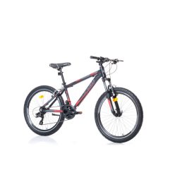 Corelli-Via-1-3-24-gyerek-MTB-konnyuvazas-kerekpar-Fekete-Piros