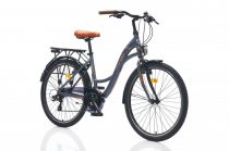  Corelli Merrie alumínium női városi kerékpár 44 cm Grafit - 26"