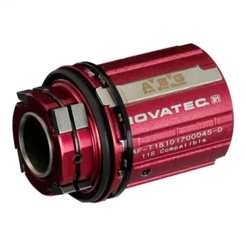 Kazettatest alu D2 4 kalapács | abg, 15 mm tengelyre, japán csapágyakkal | 11 fokozatú Shimano, piros ano