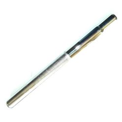 Nyeregcső 25,4X300MM acél króm