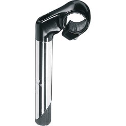   Kormánynyak acél 25,4 40/230mm | fekete/ezüst alu./rozsdamentes acél | ergotec