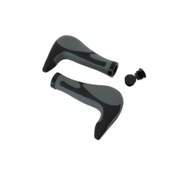 Markolat komfort 140mm | rögzítővel fekete/szürke gumi