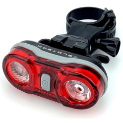 VELOTECH hátsó villogó 2x0,5W