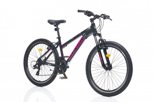 Corelli Via 1.0 Lady MTB könnyűvázas kerékpár 16" Fekete-Pink