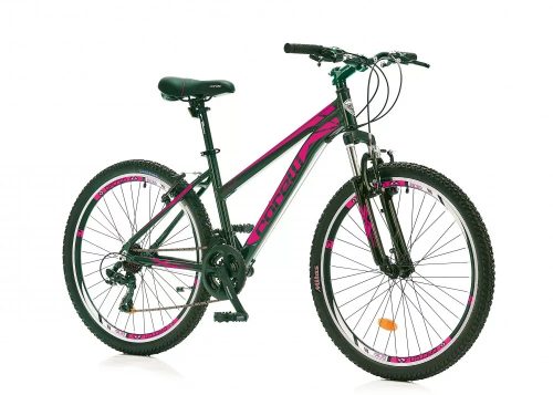 Corelli Swing 3.0 női MTB alumínium kerékpár 16" Fekete-Pink