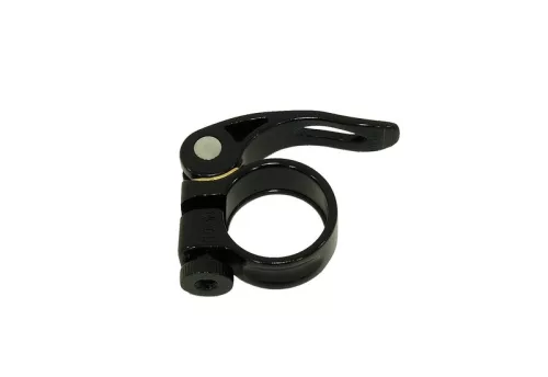 Nyeregbilincs 28,6mm alu feket | at02/sqr-120 gyorszáras