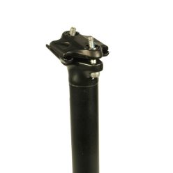 Zoom nyeregcső alu 30,9x400 fekete 6061, homokolt