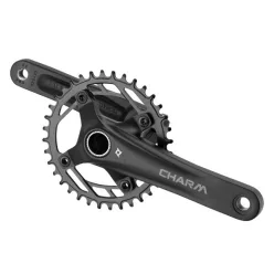   Hajtómu mtb alu. 34T 175mm | prowheel charm-fd04s-tt-b boost fekete | integrált középtengely