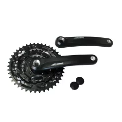   Hajtómű mtb alu 22/32/42T 170M | prowheel tc-cm00, fekete, | tengelyhossz: 120 mm