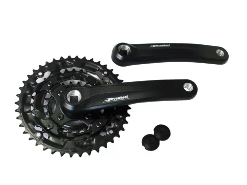 Hajtómű mtb alu 22/32/42T 170M | prowheel tc-cm00, fekete, | tengelyhossz: 120 mm