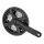 Hajtómű mtb alu 22/32/42T 170M | prowheel tc-cm01, fekete | tengelyhossz: 120 mm