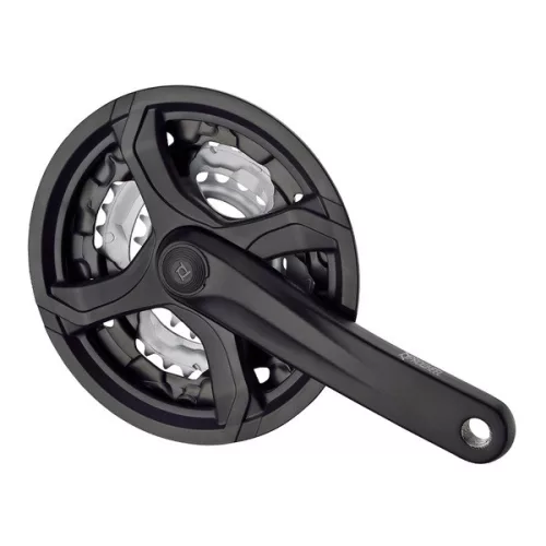 Hajtómű mtb alu 22/32/42T 170M | prowheel tc-cm01, fekete | tengelyhossz: 120 mm
