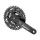 Hajtómű mtb alu 22/32/42 170mm | prowheel burner-301, fekete, | tengelyhossz: 113 mm