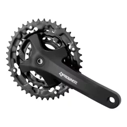 Hajtómu mtb alu 22/32/42T 175 | prowheel mpe-301, fekete