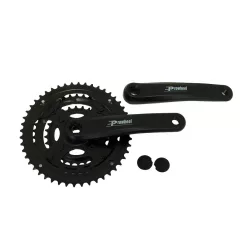   Hajtómű mtb alu 28/38/48T 170M | ty-cq01, fekete | láncvédő nélkül