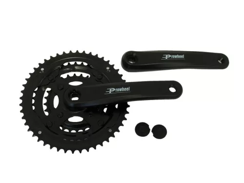 Hajtómű mtb alu 28/38/48T 170M | ty-cq01, fekete | láncvédő nélkül