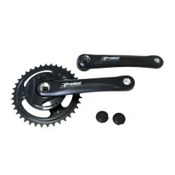 Hajtómű city alu 3/32x38t 170M | pra-11C fekete | nexus