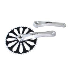 Hajtómű city alu 1/8x44t 170mm | A105, hi-polished crank