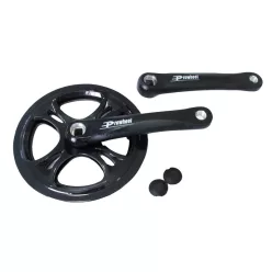   Hajtómű city alu 3/32x44t 170M | fekete pro-e44p | láncvédővel