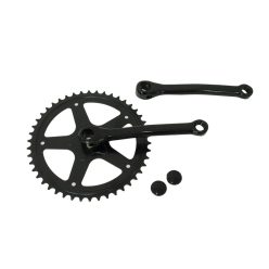 Hajtómű city ékes 46T 165mm | fekete