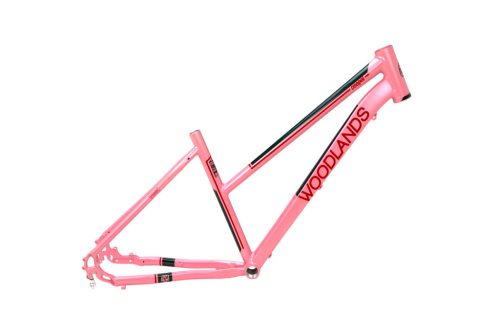 Női váz Woodlands Cross 700C 28/17" - Rózsaszín