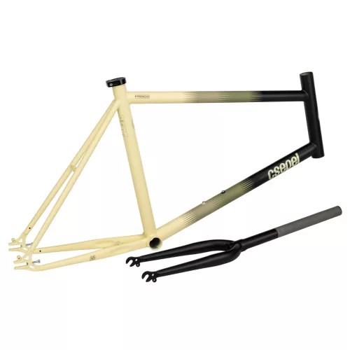 Csepel Frisco váz szett 20" kerékkel / 456 mm vázzal - Matt fekete - vaj