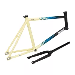   Csepel Frisco váz szett 20" kerékkel / 456 mm vázzal - Matt fekete - vaj