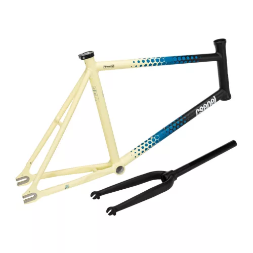 Csepel Frisco váz szett 20" kerékkel / 456 mm vázzal - Matt fekete - vaj