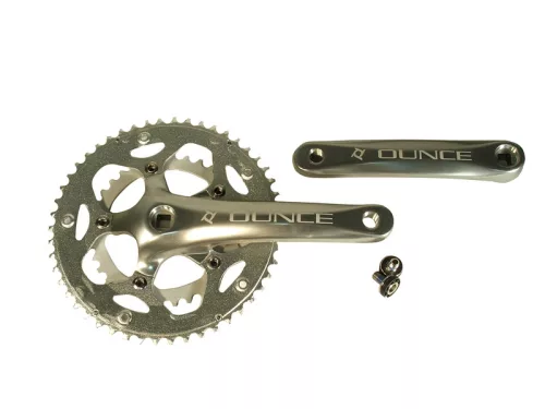 Hajtómű verseny alu 34/50T 172 | ounce-522C, ezüst, hi-polish crank