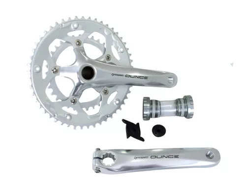 Hajtómű verseny alu 34/50T | 172,5mm ounce-520C-tt-n, ezüst, | integrált bb szettel, hi-polish crank