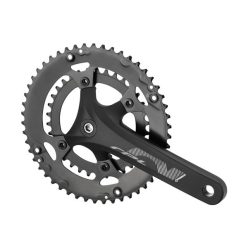   Hajtómű verseny alu 34/46T | 172,5 mm prowheel rpl-421-f fekete | tengelyhossz 110,5mm