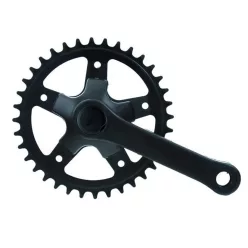 Hajtómű gyerek acél 3/32x36t fekete 127mm 36t 16-20"