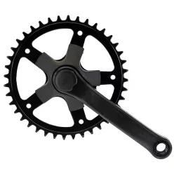   Hajtómű gyerek acél 3/32x40t fekete 152mm 18-24-es kerékpárra