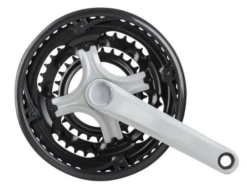 Hajtomű MTB acél 170mm 48/38/28t + lv 3/32 fekete
