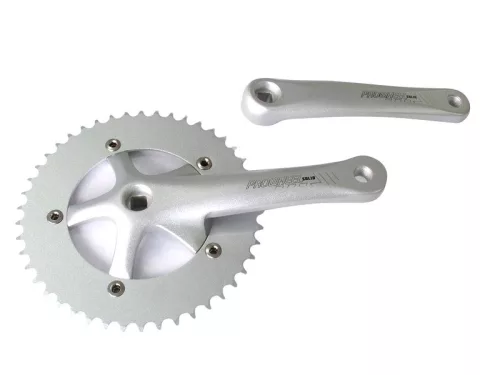 Hajtómű alu 46T 170mm | prowheel solid-246T-f ezüst | tengelyhossz 110,5mm