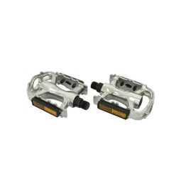 Pedál 9/16 aluminium ezüst | prizmával