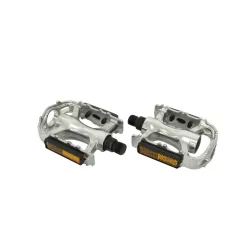 Pedál 9/16 aluminium ezüst | prizmával