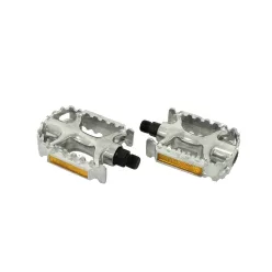 Pedál 9/16 aluminium ezüst | prizmával