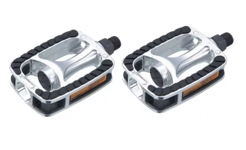 Pedál 9/16 alu. city golyós | 101x72mm csúszásmentes betéttel