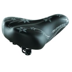 Monte Grappa Flowers fekete nyereg