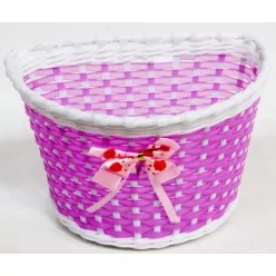 Első gyermek kosár műanyag 22X15X15 - Masnis pink