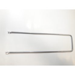 Első kosárhoz pálca - 380mm d=5.8mm - ezüst