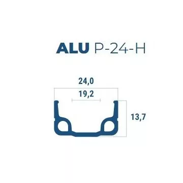 Beretta felni 28×1.75 - alu - P24 - 36 lyukas