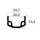 Beretta felni 28-1-1-2 - alu - WS-25 - natur - 36 lyukas